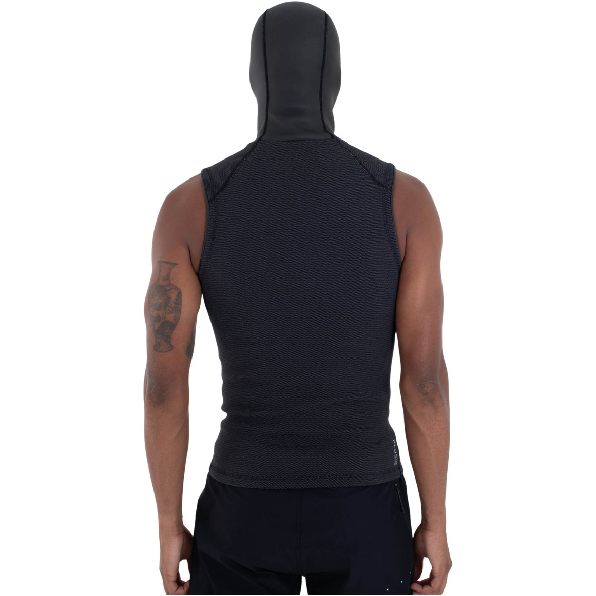 2025 Hurley Mens Plus 1.5mm Thermal Hooded Vest MSJ0011129 - Black